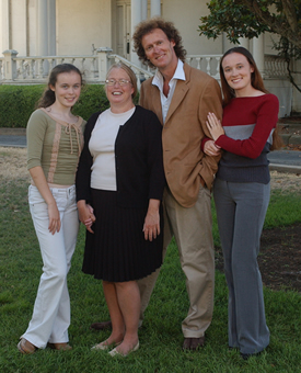 Dan Smith with his family